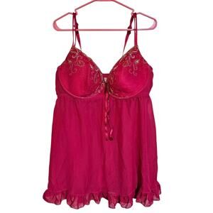 Cacique By Lane Bryant Pink Babydoll 22/24
